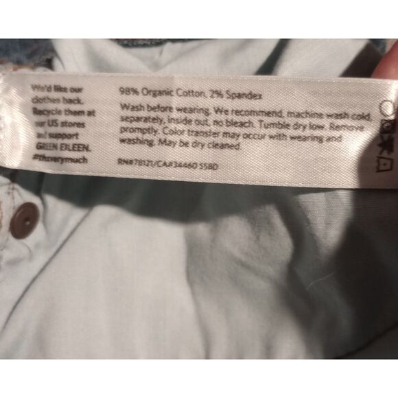 Eileen Fisher Women's Size 8 Straight Leg Blue Jeans - Picture 8 of 8